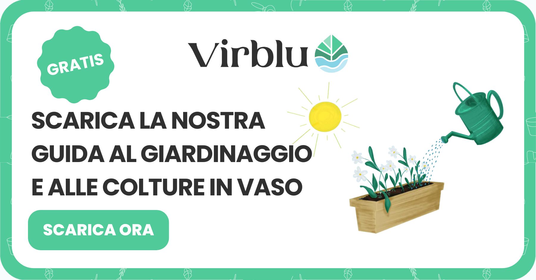 Guida giardinaggio e vaso