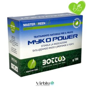 Foto copertina di Myko Power il prodotto per rinforzare le radici del prato in modo naturale