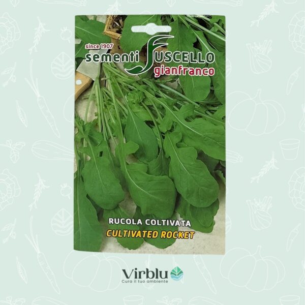 Semi di rucola coltivata dal sapore delicato e foglia larga - Rucola ...